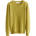 Comme a Paris  Pullovers -  100%wool sweater yellow