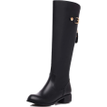 Comme a Paris  Boots -  Black genuine leather boots