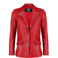 Comme a Paris  Jacket - coats -  Lambskin leather red